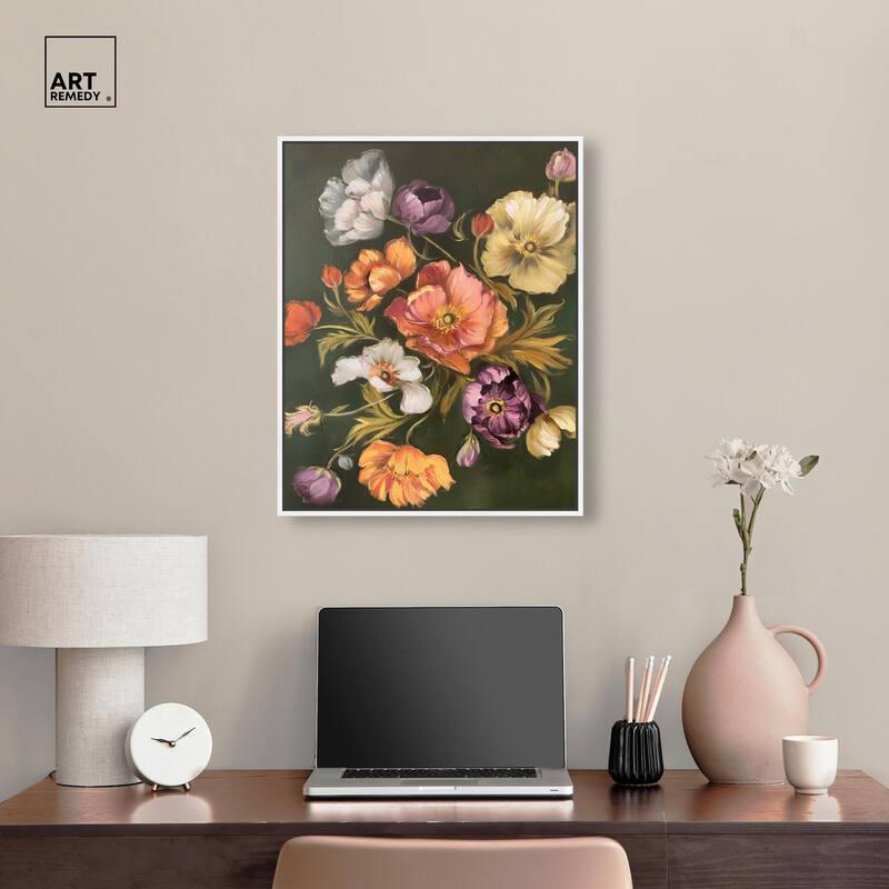 Twilight Tulips II Canvas by Art Remedy