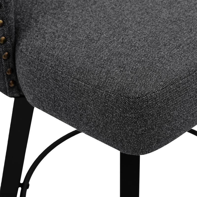 26" Swivel Counter Height Bar Stools Upholstered Counter Stools - 26" H