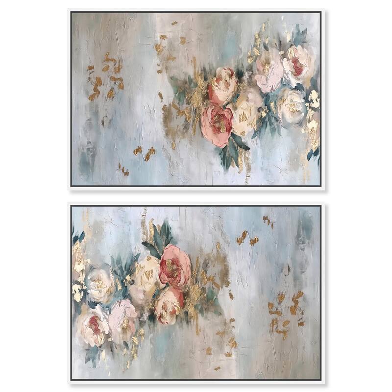 Sneaker Glitz and Glam Cover II Canvas by Art Remedy - 20" x 30" - White