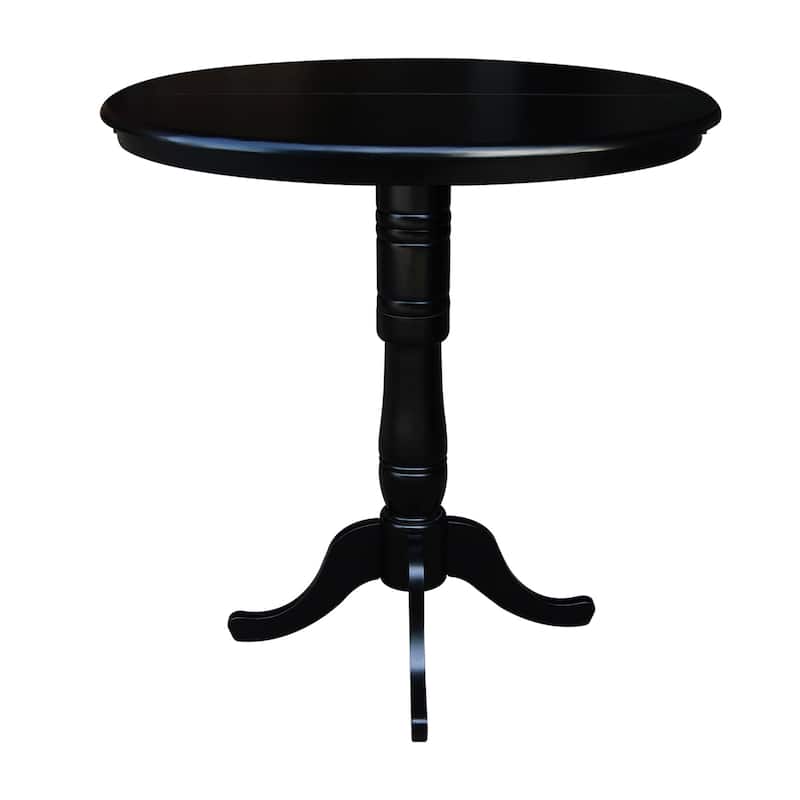 Copper Grove 36-inch Round Pedestal Table with 12-inch Leaf