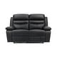 preview thumbnail 27 of 46, Fremont & Park Peperomia 3-Piece Leather Match Power Reclining Sofa Set