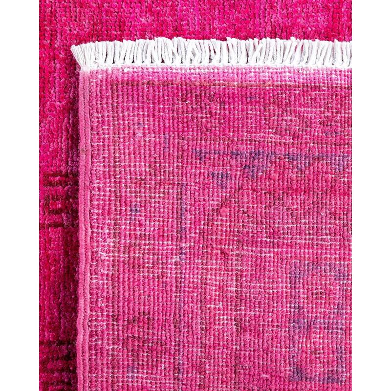Contemporary Overdyed Wool Hand Knotted Area Rug - 5' 1" x 7' 10"