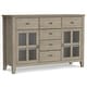 preview thumbnail 74 of 78, WYNDENHALL Stratford Solid Wood Transitional Sideboard Buffet - 54 inch Wide