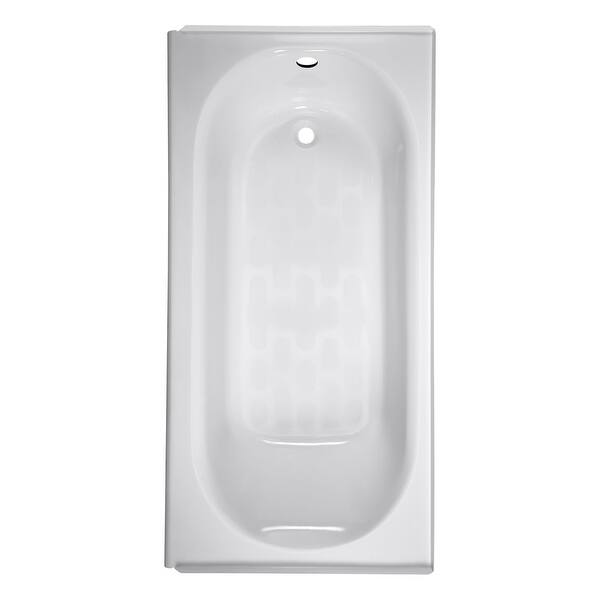 Kohler K 26109 RA 0 White Entity 60" X 30" Three Wall Alcove Acrylic Soaking Tub With Right Drain