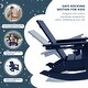 preview thumbnail 9 of 58, Shoreside Kids Outdoor Poly Adirondack Rocking Chair with Side Table 3-Piece Set
