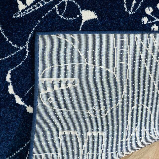 Mod-Tod Parker Dinosaur Kids Area Rug