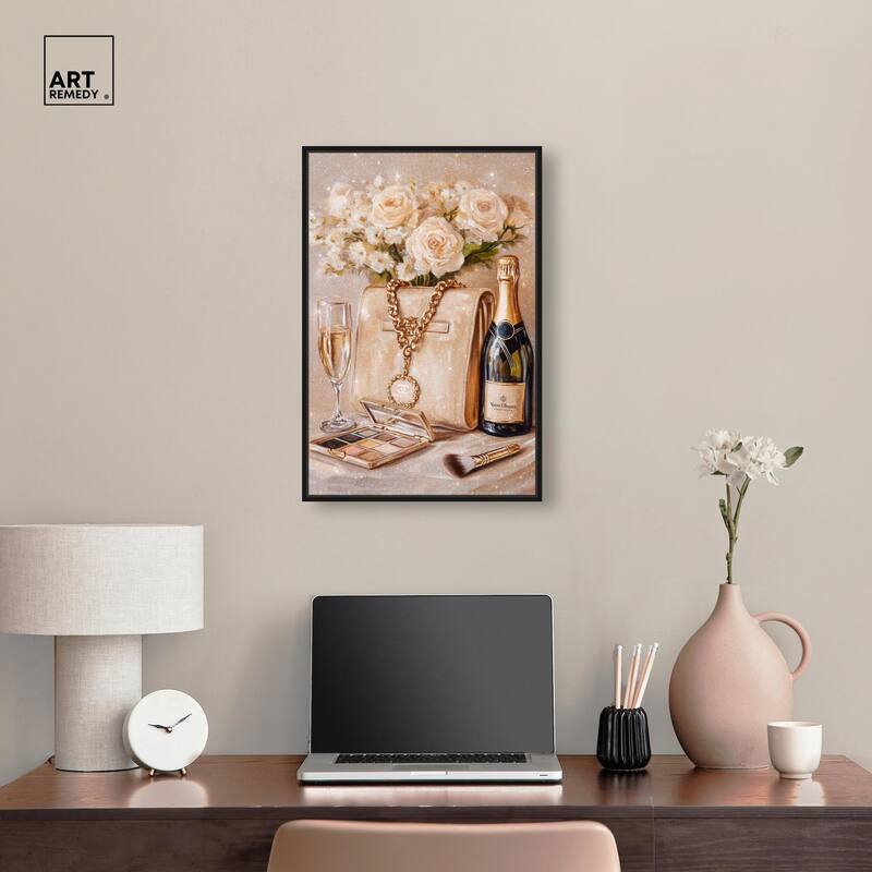 Make Up Drinks and Glam Canvas by Art Remedy
