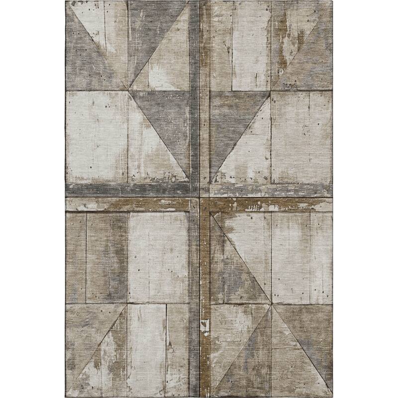 Premium Washable Super Soft Contemporary Geo Mayfield Rug