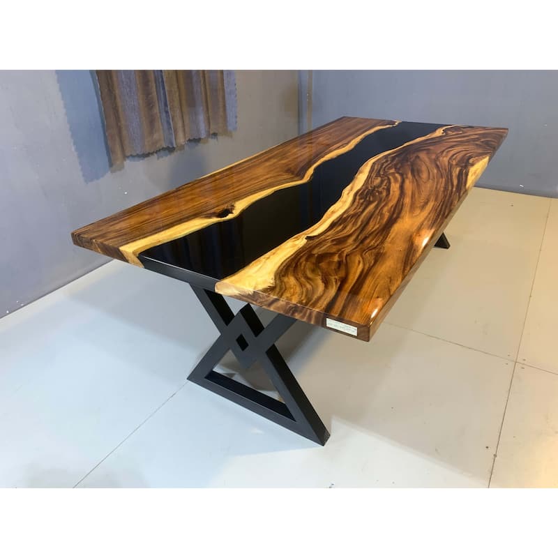 Kanab Creek 90" Epoxy Dining Table - Style 1