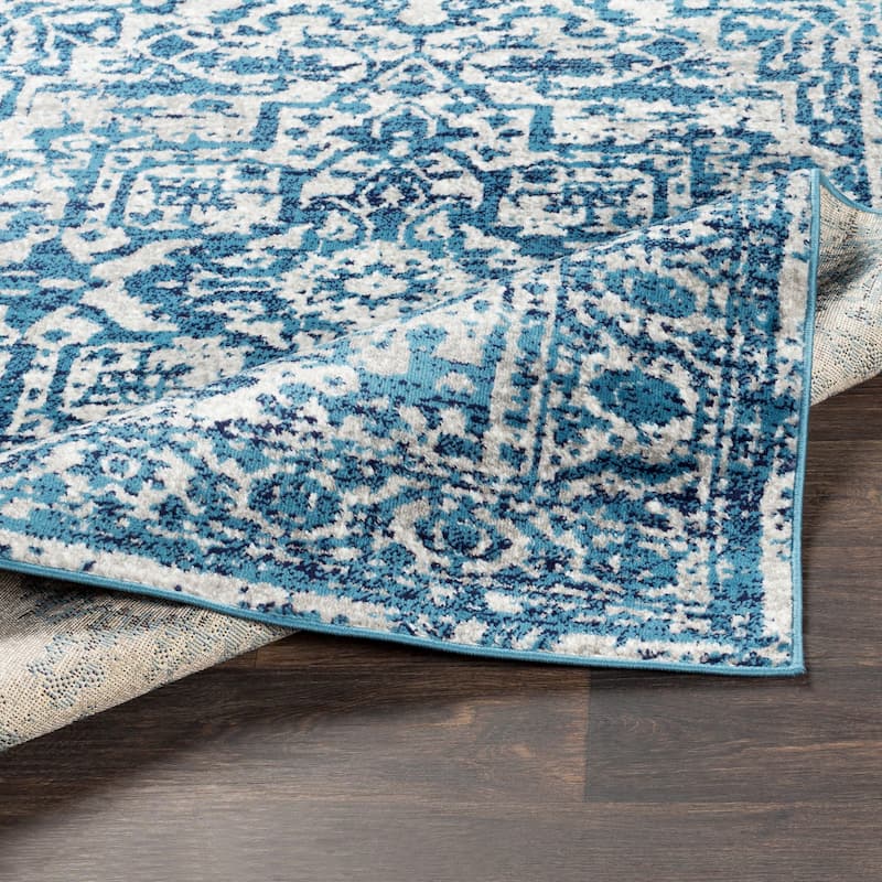 Livabliss Vintage Monte Carlo Medallion Area Rug