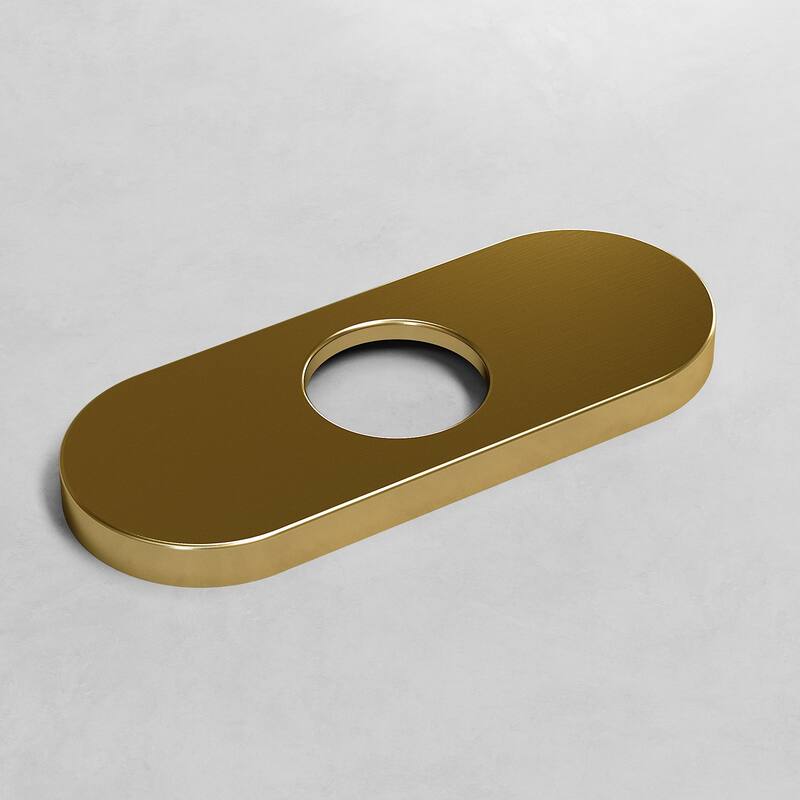 VIGO 5.5" L Bathroom Deck Plate in Matte Brushed Gold