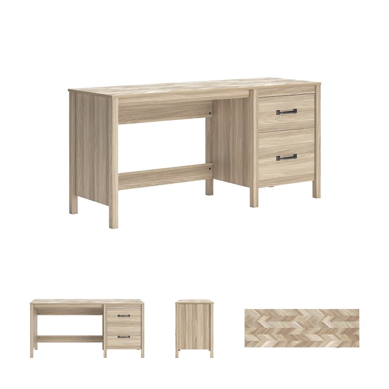 Signature Design by Ashley Battelle Tan 60" Home Office Desk