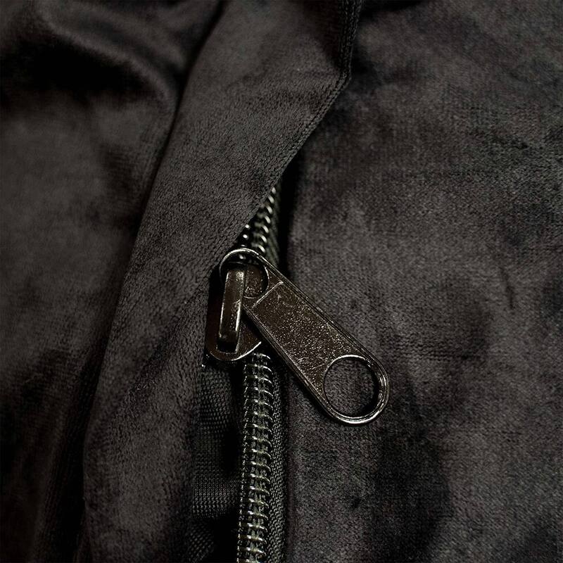 Ultimate Sack 6ft Bean Bag Chair, Oversized Indoor Comfy Lounger, Black Suede