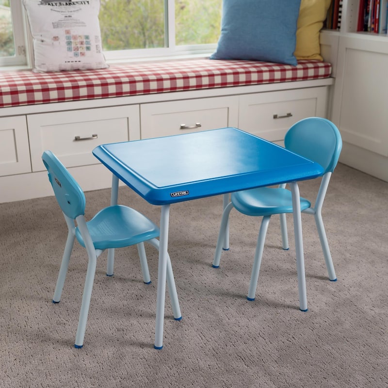 Lifetime Residential Three-Piece Kid's Table and Chairs Set