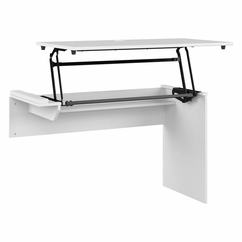 Cabot 3 Position Sit to Stand Desk Return by Bush Furniture
