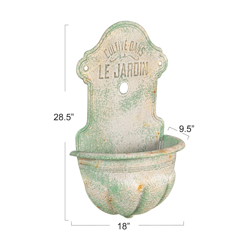 Metal Wall-Mounted Planter