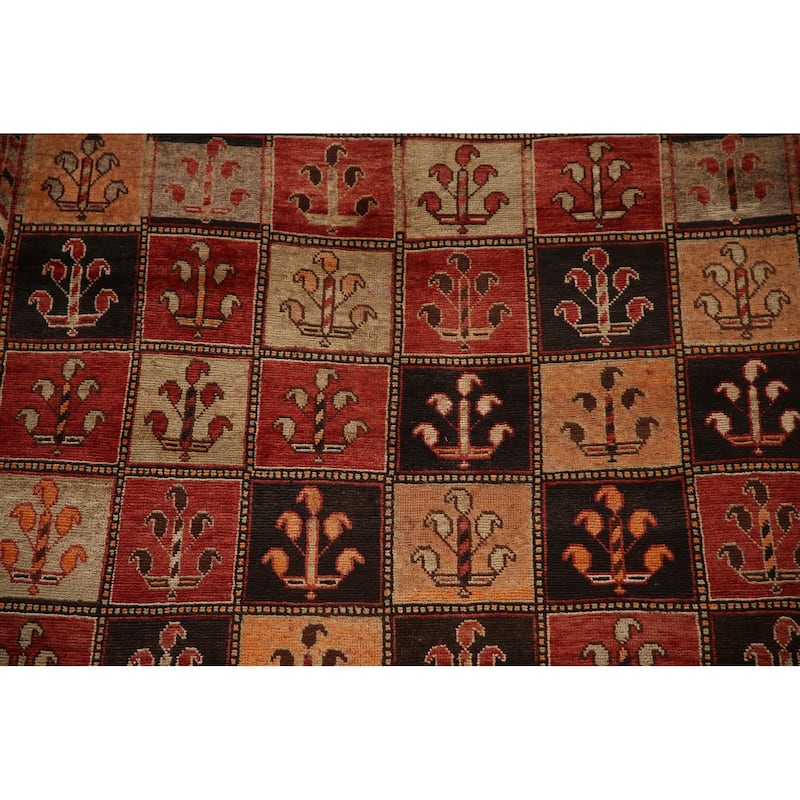 Vegetable Dye Bakhtiari Persian Vintage Area Rug Handmade Wool Carpet - 5'3"x 9'3"