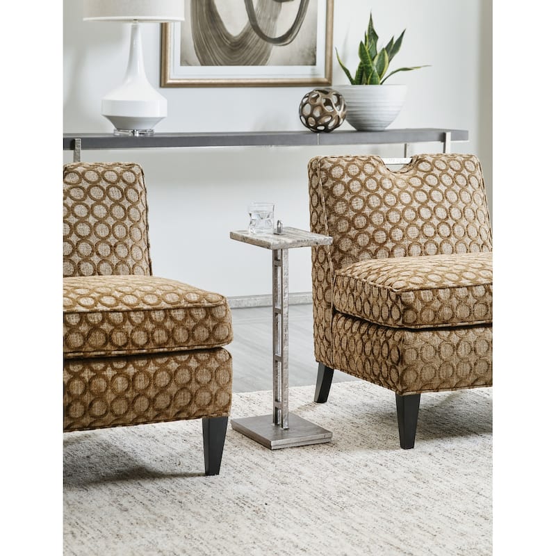 Hooker Furniture 6033-50001-00 Chapman 8" Wide Stone Top Accent Table