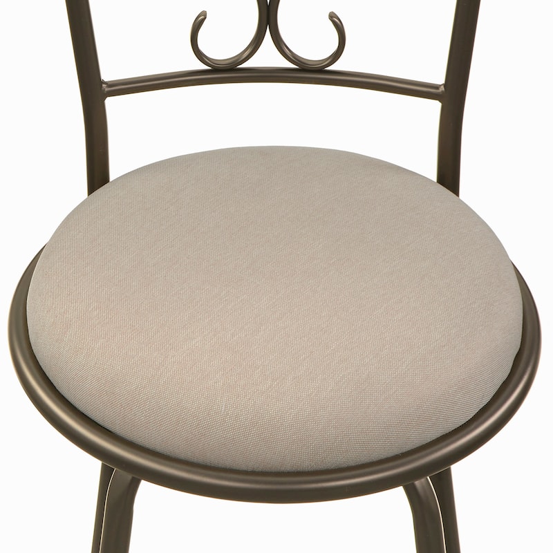 Simple Living Zella Adjustable Height Swivel Barstool (Set of 3)