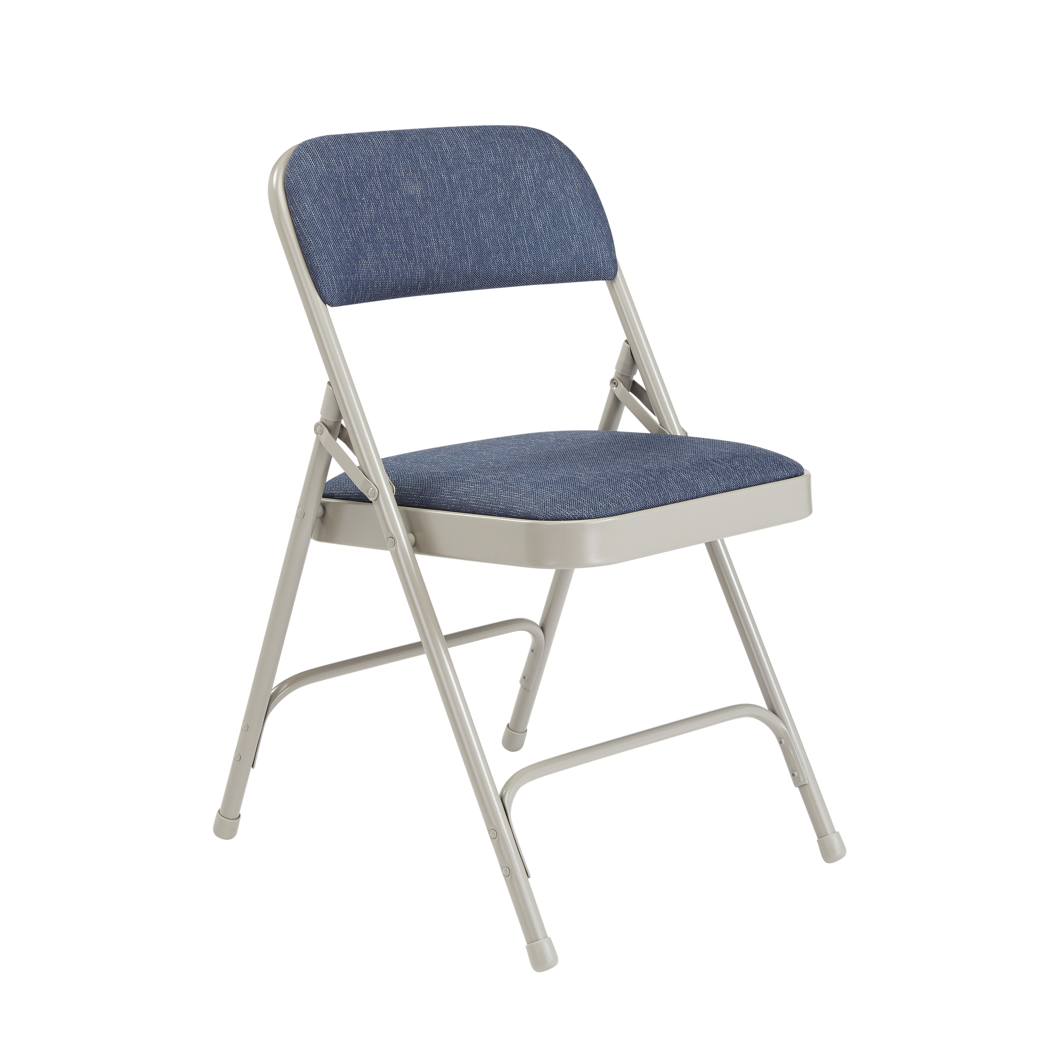(4 Pack) NPS® 2200 Series Deluxe Fabric Upholstered Double Hinge Premium Folding Chair