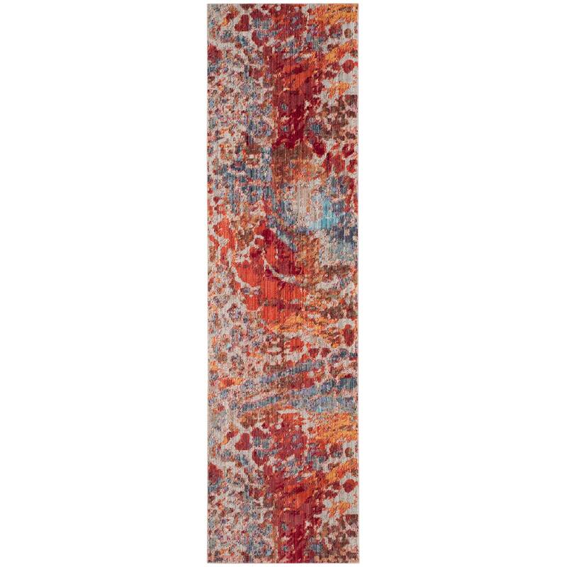 SAFAVIEH Valencia Iona Distressed Vintage Boho Oriental Polyester Rug