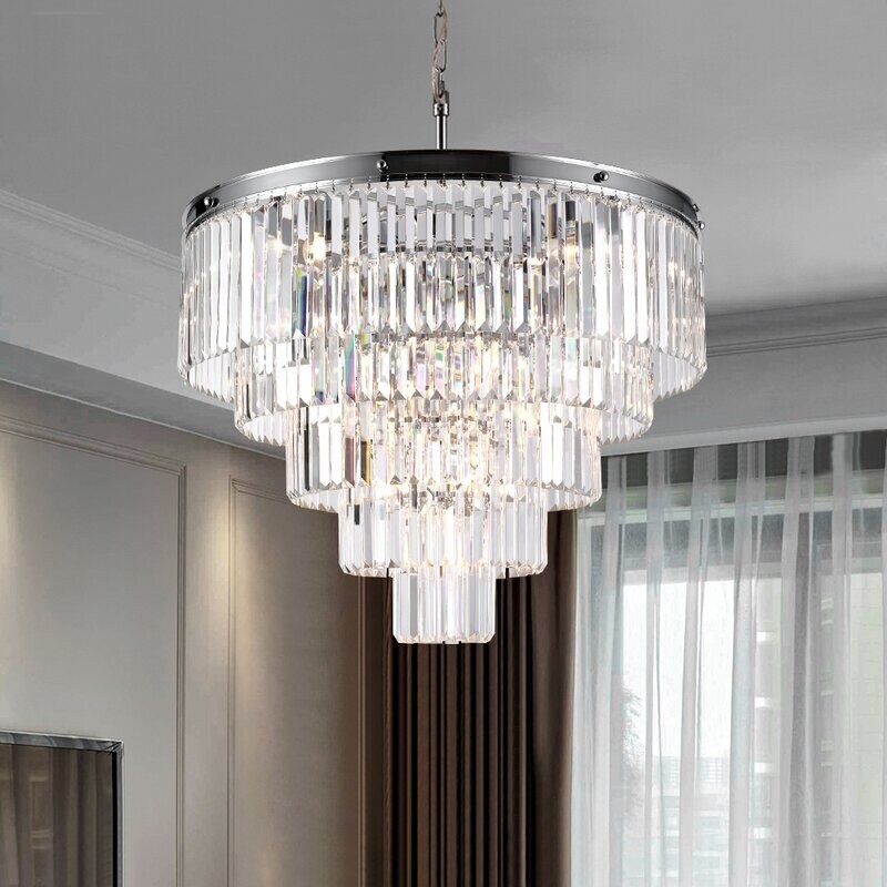 Maxax 12 Light Unique Tiered Chandelier with Crystal Accents On Sale Bed Bath Beyond 35109263