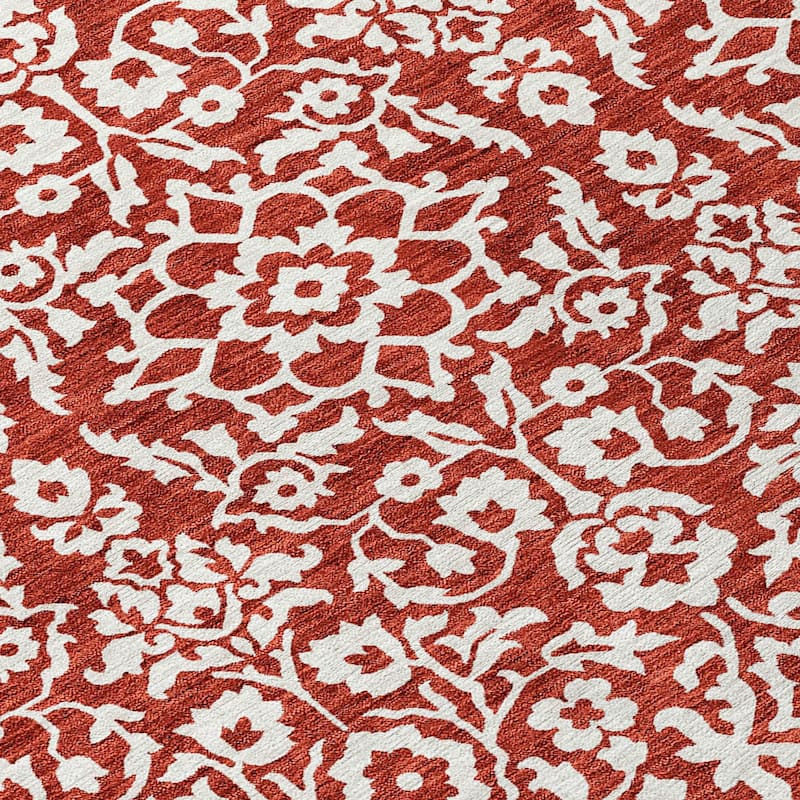 Machine Washable Indoor/ Outdoor Chantille Traditional Farmhouse Rug