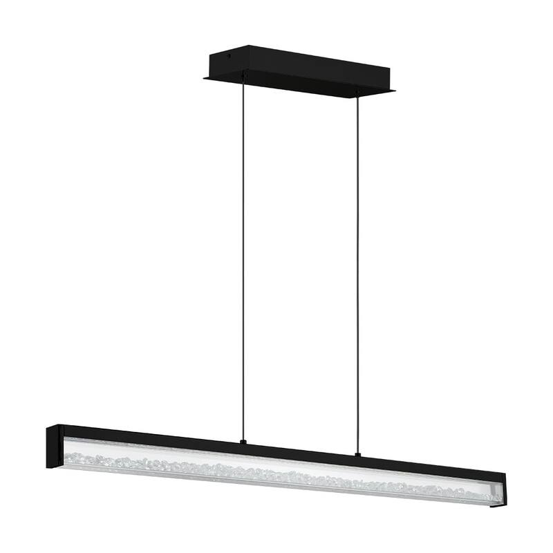 Eglo Cardito 1-light Matte Black LED Linear Pendant - Matte Black