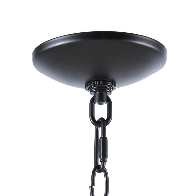 6-Light Farmhouse Metal Chandelier