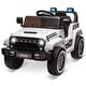 preview thumbnail 7 of 22, 12V Ride on Truck Car, Kids Electric Car with Remote Control White