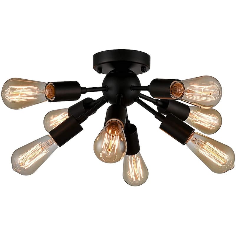 Firenze Sputnik Sphere Chandelier 8-Light Flush Mount Ceiling Light