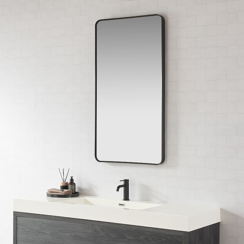 Mutriku Rectangle Aluminum Framed Wall Mount Mirror