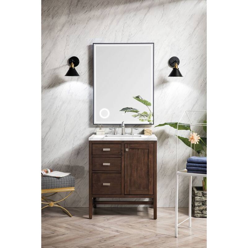 James Martin Vanities Addison 30" Single Basin Hardwood Vanity Set