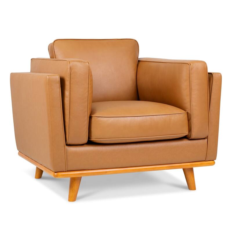 MCombo Napa Leather Couch, Leather Sofa