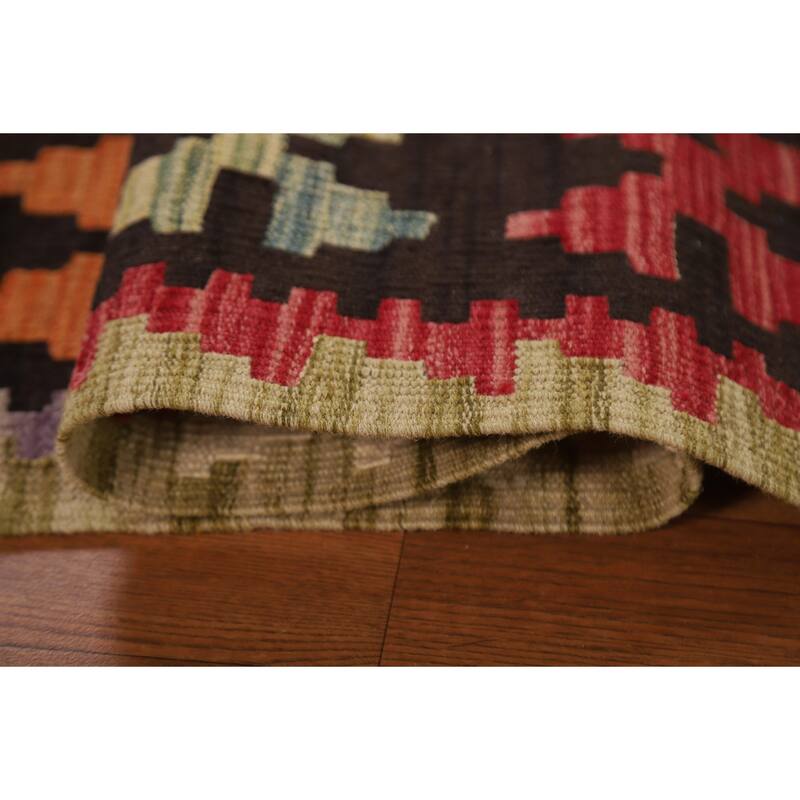 Handwoven Geometric Kilim Wool Rug 4'8''x 6'3'' Bed Bath & Beyond