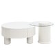 preview thumbnail 12 of 10, Round Nesting Coffee Table with Storage Drawer (Set of 2)