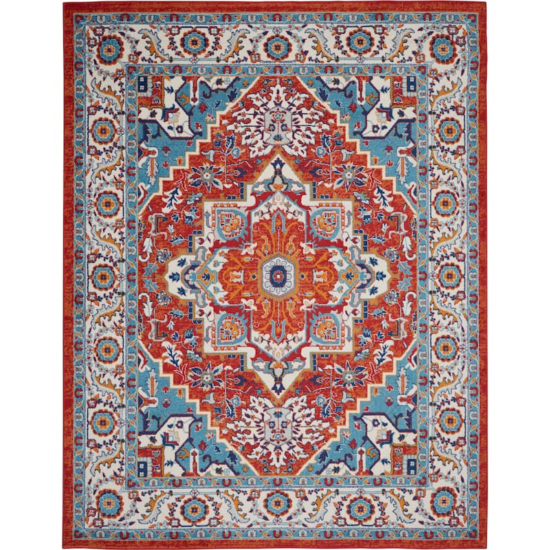 Nourison Passion Persian Garden Medallion Area Rug