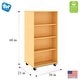 preview thumbnail 7 of 14, Tot Mate Open Double Sided Mobile Storage Locker / Bookcase - 60H