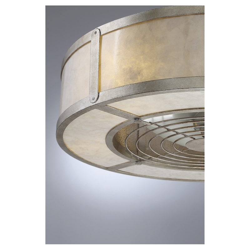Vireo 6-Light Fan D'Lier in Silver Dust