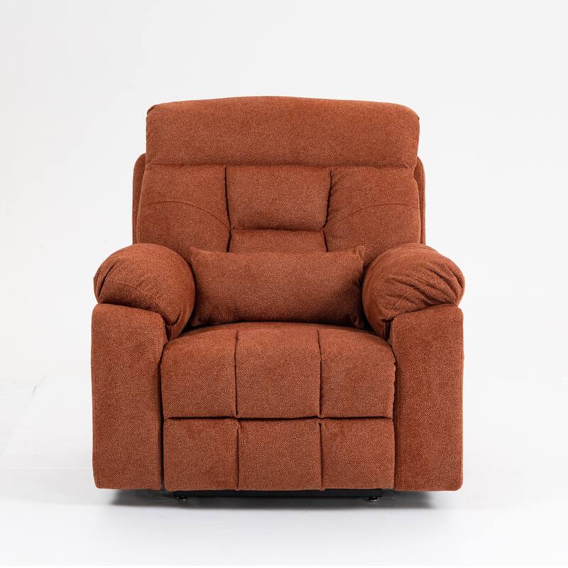 Electric Lift Chair, Electric Sofa Recliner with Heating and Massage - Rose