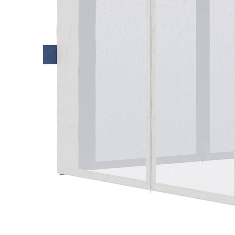 Outsunny 10' x 10' Pop Up Canopy with Netting, Foldable Tents for Parties, Height Adjustable