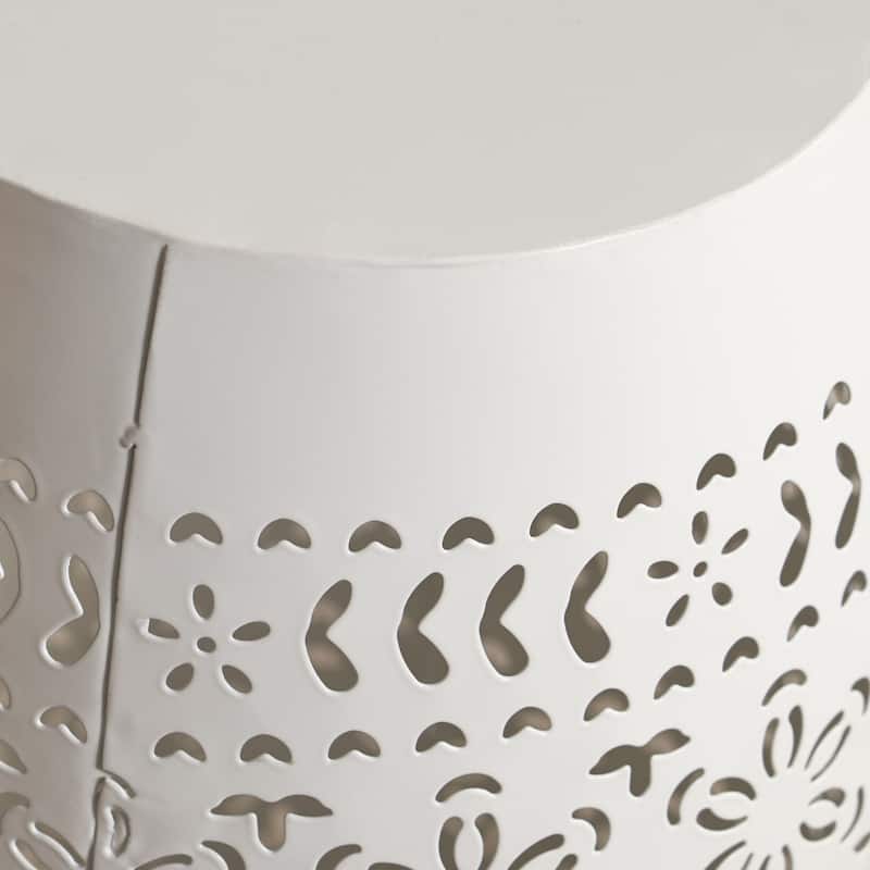 Christopher Knight Home Apollos Indoor 12" Lace Cut Iron Side Table