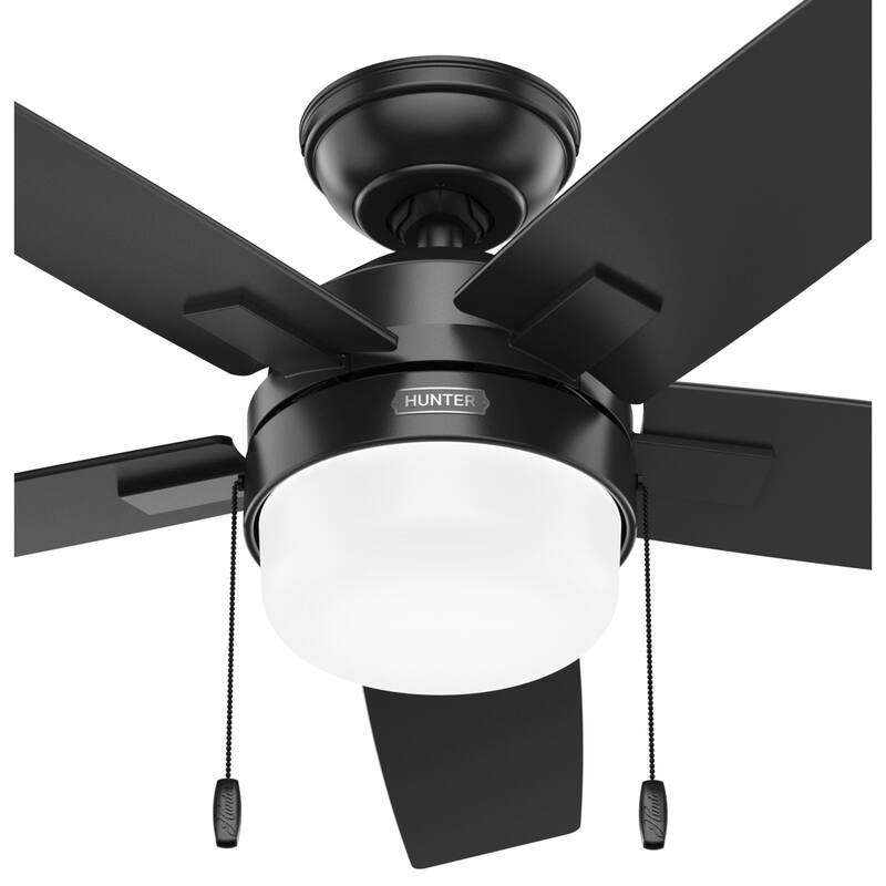 Hunter Anisten Ceiling Fan with LED Light Kit and Pull Chain - Casual Modern Contemporary - ENERGY STAR