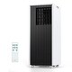 preview thumbnail 15 of 19, 8000 BTU Portable Air Conditioner with Dehumidifier Fan Window Installation Kit&Remote Control Black