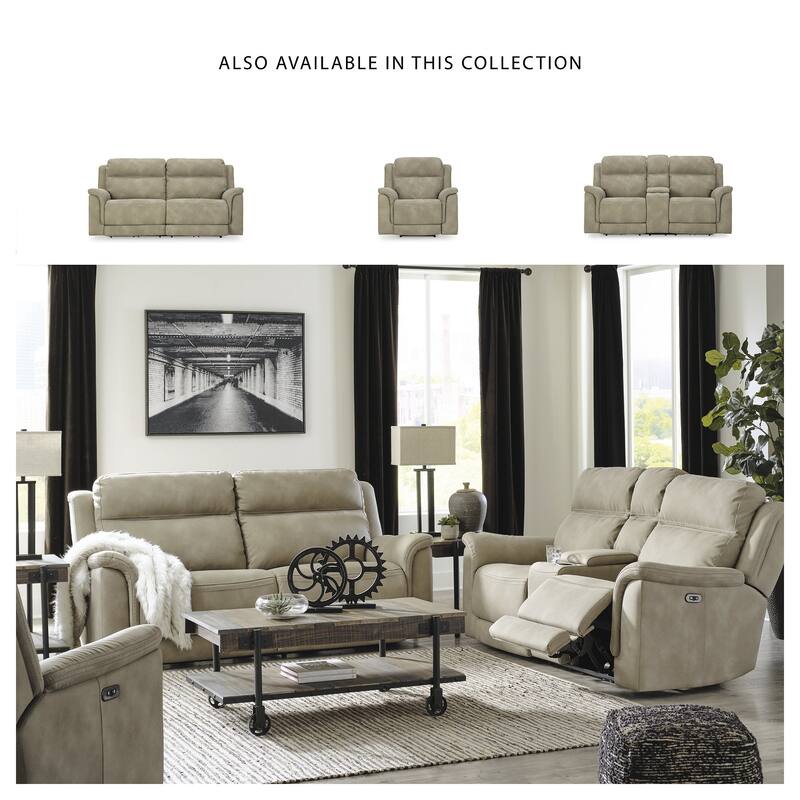Signature Design by Ashley Next-Gen DuraPella Power Reclining Loveseat with Console