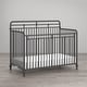 preview thumbnail 1 of 21, Little Seeds Monarch Hill Hawken 3 in 1 Convertible Metal Crib - N/A