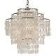 preview thumbnail 1 of 4, Brielle 4 Light Antique Silver Chandelier - 18'' W x 22'' H 18'' W x 22'' H