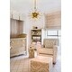 preview thumbnail 1 of 7, 6-Light Modern Gold Sputnik Sphere Chandelier Starburst Satellite Pendant Ceiling Lighting W:15.75"
