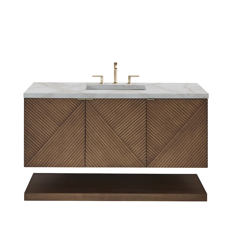 James Martin Vanities Marcello 48" Single Vanity, Chestnut