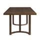 preview thumbnail 8 of 24, Kenneth Modern 95-Inch Dining Table with U-Shaped Trestle Base by Christopher Knight Home